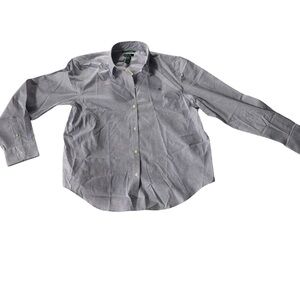 Lauren Ralph Lauren Button Shirt Pink Plaid Classic Non Iron Career Men’s XL NWT